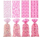 50/100pcs OPP Cookie Biscuit Package 12.5*27.5cm Candy Biscuit Bag lovely Christmas Gift Bag  Xmas 1