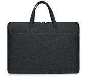 Bolsa portátil ligera para ordenador portátil, maletín de tela Oxford de gran capacidad, bolsa de almacenamiento para IPad, bolso multifuncional azul
