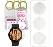 3x apgo Hydrogel Matte Screen Protector for Samsung Galaxy Watch4 44mm, Hydrogel Film, Flexible, Soft TPU with positioning layer easy installation