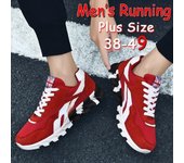 Zapatillas de deporte para hombre con estilo para caminar, transpirables, de verano, para correr, deportivas, zapatillas de tenis, zapatillas de deporte para hombres 38 rojo