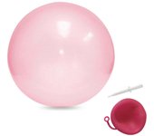 Bola de burbuja inflable para adultos y niños, juguete de bola de globo lleno de agua para piscina de jardín y playa al aire libre S color rosa