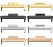 2 piezas de conector de correa de reloj, adaptador de correa de pulsera para Huawei Watch Fit 3 plata