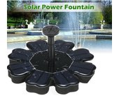 Fuente Solar flotante, bomba de agua en forma de flor para decoración de jardín, piscina y baño de pájaros al aire libre Flower pattern