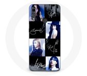 Coque pour Huawei P30 Lite - Maniacase - Photo Blackpink - Souple - Noir - Femme