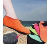 Calcetines de playa impermeables y antiarañazos para buceo y esnórquel para adultos 4XL naranja