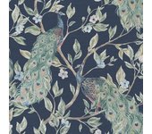 Mundo de fondos de pantalla Fondo de pantalla de Keeka Peacock 10m x 53cm azul oscuro
