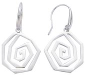 Les Trésors De Lily [H2639] - Boucles Argent 'Chorégraphie' argenté (rhodié) - 2 cm plata