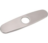 Grifo de fregadero con tapa de orificio, placa de cubierta de acero inoxidable 304 cepillado, placa inferior, grifo de cocina