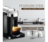 Cápsulas de café de acero inoxidable Vertuoline GCA1 Pods Filtros Taza 70ml/230ml plata