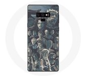 Coque pour Samsung Galaxy Note 9 Game of Thrones Saison 8 Le Trône de Fer Affiche Personnages Fond G