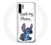 Coque pour Huawei P30 Lilo et Stitch mignon Fond blanc