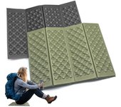 1 cojín de asiento para exteriores, plegable, térmico, impermeable, portátil, para patio de juegos al aire libre y jardín rojo