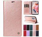 Funda magnética de cuero premium resistente para Redmi Note 14, 13, 12, 11, 10, 9 Pro, Redmi 14C, 13, 13C, Redmi 12, 10, funda tipo cartera con soporte y ranuras para tarjetas. Redmi Turbo 4 5G negro