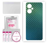apgo Protective Skin Sticker for the back compatible with OnePlus Nord CE 3 Lite, Wrap Film, Foil, Vinyl - Pattern Carbon Chameleon CAKA1