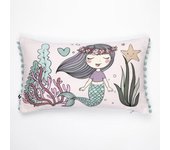 Coussin déco déhoussable réversible gamme  Minots  100% Coton - Maéria