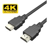 Adaptador de cable HDMI de sincronización de audio y video HD 1080P 3D 1M negro