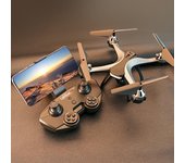 Nuevo UAV HD Cámara Dual profesional Helicóptero De Control Remoto 4K Cámara Dual Drone avión fotografía aérea Quadcopter WIFI single camera negro