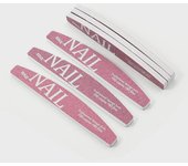 Lima de uñas de doble cara: Esponja de manicura profesional para pulir y esmerilar.
