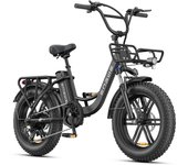Engwe Bicicleta Eléctrica L20 Boost, Motor de 250W, Par de 75Nm, Batería de 48V 13Ah, Neumáticos de 20×4.0 , Autonomía de 126KM, Perfecta tanto para Paseos por la Ciudad como para Aventuras al Aire Libre