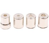 5 unids/lote tapas de magnetrón de acero inoxidable para piezas de repuesto de microondas 1.6x1.7cm