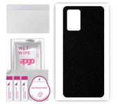 apgo Protective Skin Sticker for the back compatible with Oppo Reno6 Z 5G, Wrap Film, Foil, Vinyl - Pattern Matte Black