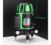 Nivel láser de 360° con trípode, autonivelante, láser de línea cruzada, línea horizontal verde para baldosas de piso de construcción