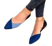 Zapatos planos de mujer, zapatos de verano a la moda, bailarinas planas, zapatos casuales cómodos para mujer 43 amarillo