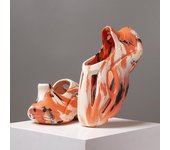 Sandalias de playa unisex EVA para mujer y hombre, zapatos de jardín huecos, zapatillas de diseño con agujeros y teñido anudado, zapatillas de agua, zapatillas de espuma sin cordones 36/37