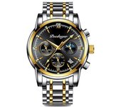 Relojes de moda para hombre, marca superior, reloj de pulsera de lujo, reloj de cuarzo, reloj para hombre, cronógrafo impermeable