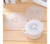 Tapa hermética para taza a prueba de polvo con asa convexa y sellado para taza de té, café y leche 125x125mm