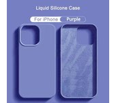Funda de silicona líquida para iPhone 11 13 12 14 15 Pro Max Fundas de teléfono para iPhone 14 15 Plus Accesorios de cubierta trasera suave a prueba de golpes For iPhone 12 Mini