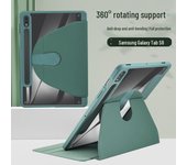 Funda protectora acrílica giratoria de 360° para tableta Samsung S7/S8/S6 Lite: abatible, de silicona y anticaídas. TAB A8 8