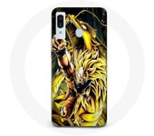 Coque Maniacase pour Samsung Galaxy A40 Son Goku Super Saiyan SSJ3 Attaque point Dragon
