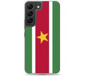 Coque Téléphone - Samsung - Galaxy S21 Ultra - Drapeau Suriname - Souple - Multicolore