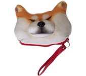 Bolsa blanda y esponjosa de Shiba Inu. Quiere ir al estuche de tarjetas incluido. [Monshop]  Gonta no es veterinario