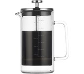 Cafetera francesa de doble pared de 20oz, cafetera de vidrio de borosilicato resistente al calor con 20oz