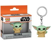 Funko Pop! Llavero: El mandaloriano - El niño 3,8 cm