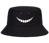 Sombrero de verano con diseño de Anime Assassination Classroom, unisex, estilo panamá, con visera plana, estilo Harajuku, para pescador One Size