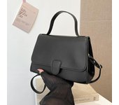 Bolso de hombro popular retro de moda de estilo extranjero nuevo de otoño 2024, bolso de mensajero de lujo ligero de alto valor, bolso cuadrado pequeño portátil negro