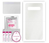apgo Protective Skin Sticker for the back compatible with Samsung Galaxy S10 5G, Wrap Film, Foil, Vinyl - Pattern Matte Transparent