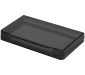 Cubierta protectora de interruptor de plástico, enchufe de protección montado en la pared, cubierta de enchufe eléctrico, pared negro