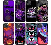 B-71 lindo Gengar negro caso para OPPO A5 A9 A15 A16 A55 A94 A95 A96 Reno 6 7 8 10 5G Realme 7I 8I C30 C31 VIVO V23E V25 V27 Pro Y20S Y17S Realme C12 capri