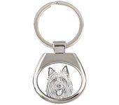 Australian Terrier, Aussie - keychain with a dog, keychain with a print, personalized pendant from the Art-Dog brand plata