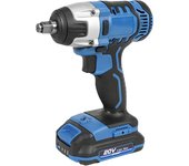 Llave de impacto inalámbrica, llave de impacto eléctrica de 1/2 pulgada con par máximo de 260 pies-libras (220N.m), Poder US Plug azul