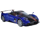 Pagani Huayra BC a escala 1/18, coche en miniatura de aleación, efecto de luz y sonido, coche fundido a presión, juguetes para niños, regalo de cumpleaños, juguetes para niños, colección de coches 1/18-Size:26.5*11.6cm