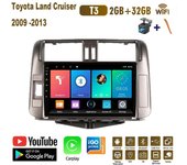 Android Car Radio Carplay para Toyota Land Cruiser Prado J150 2009 -2013 reproductor de vídeo Multimedia navegación GPS WIFI 2 + 32GB 1+16GB