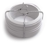 alambre forrado blanco n° 6 - 1,40mm x 50m - 240g