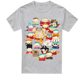 Camiseta de hombre con las muchas caras de Cartman de South Park XL