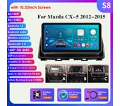 Para Mazda CX5 CX-5 CX 5 2012 - 2015 Reproductor de video multimedia con radio para automóvil Navegación Android 10 No 2din 2 Din Carplay 4G-LTE Pantalla inteligente RDS DAB S1 8Core 3G 32G