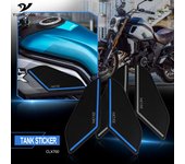 CLX700 700CLX CL-X700 CF 700CL-X pegatina de motocicleta Protector de tanque de combustible de Gas cubierta de almohadilla juegos de decoración para CFMOTO 700 azul
